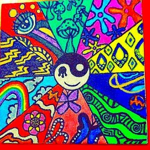 Trippy Vibes Canvas Painting